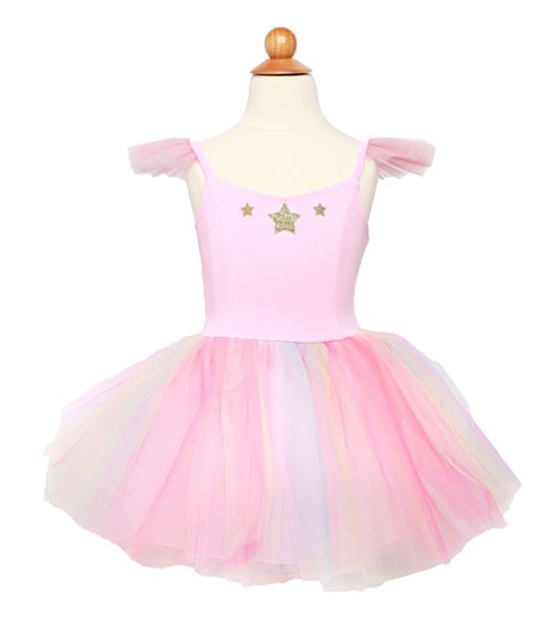 Star Burst Regenbogen Kleid - 5-6 Jahre