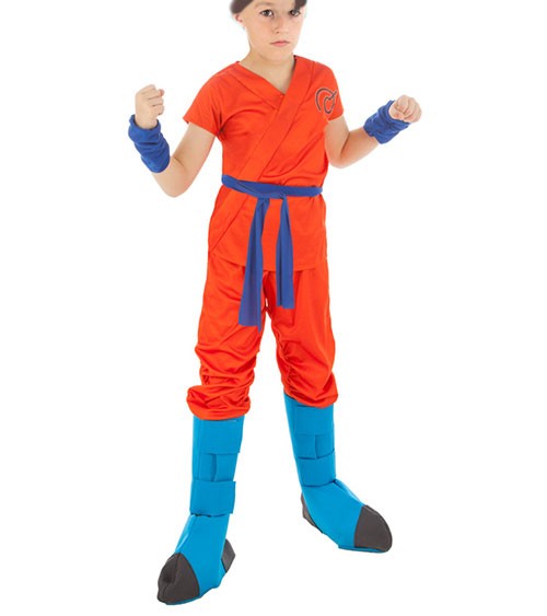 Dragon Ball Kinderkostüm "Son-Goku Super-Saiyajin" - 7-teilig