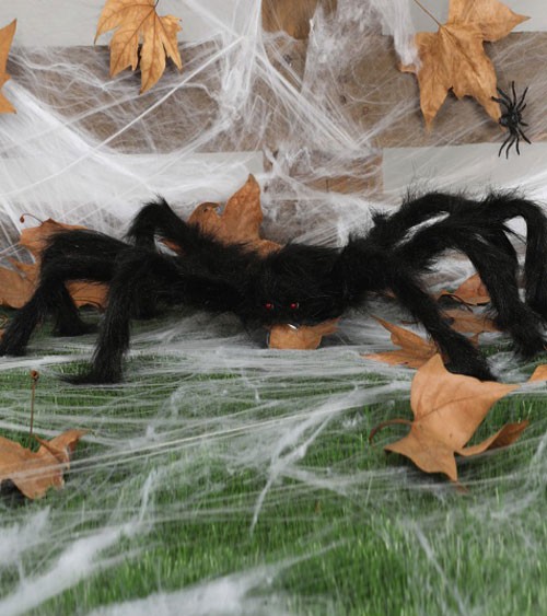 Große Deko-Spinne mit Plüsch - 70 cm