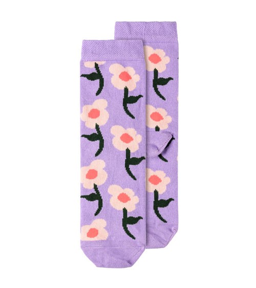 Kindersocken "Blumen" - Größe 31-34