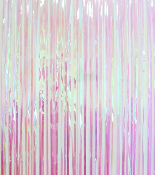 Glitzer-Vorhang - irisierend lila - 1 x 2 m