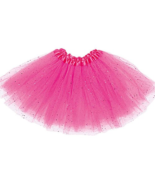 Kinder-Tutu mit Glitzer - pink