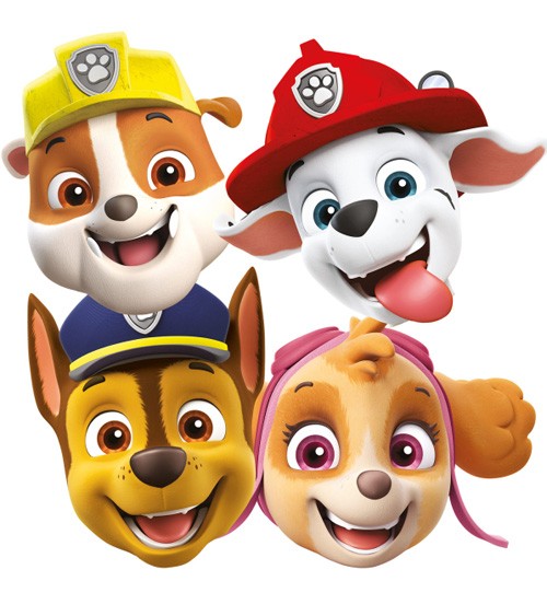 Kindermasken "Paw Patrol" - 8 Stück