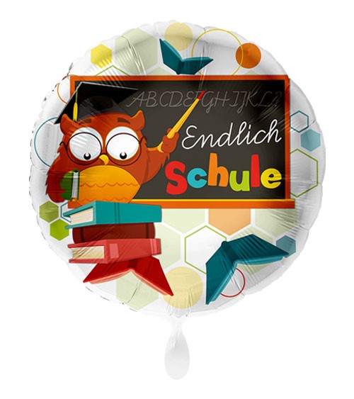 Folienballon "Endlich Schule"