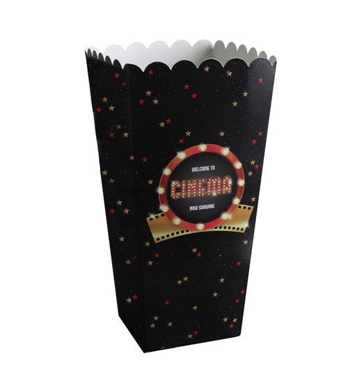Popcorn-Boxen "Cinema" - 8 Stück