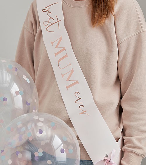 Schärpe "Best Mum Ever" - blush, rosegold