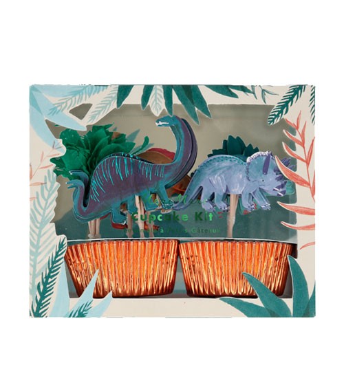 Cupcake-Kit "Dinosaur Kingdom" - 48-teilig