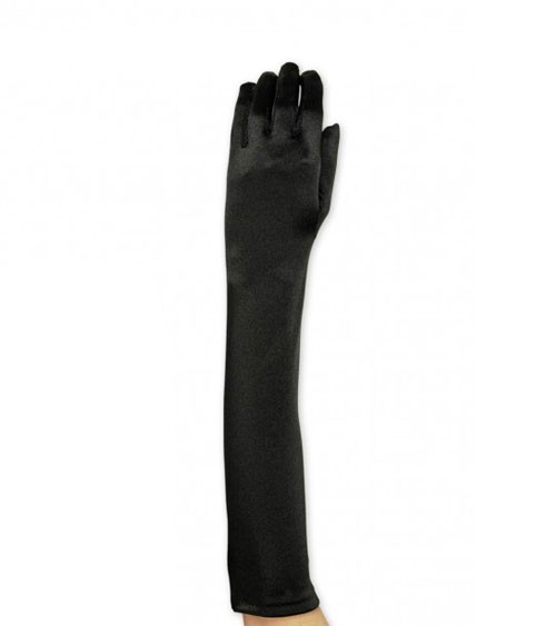 Handschuhe "Twenties" - schwarz - 48 cm