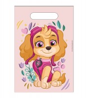 Partytüten aus Kunststoff "Paw Patrol - Skye" - 6 Stück