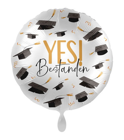 Folienballon "Yes! Bestanden" - 43 cm