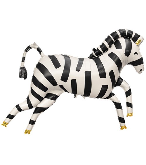 Supershape-Folienballon "Zebra" - 115 x 85 cm