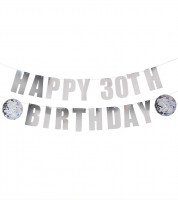 DIY Happy Birthday Girlande "Disco" - 2 m