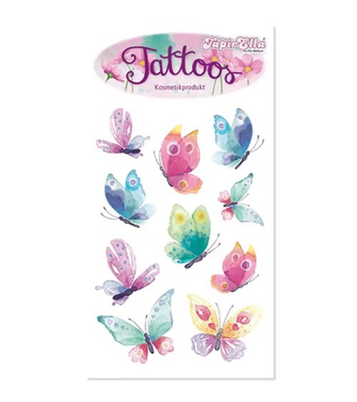Tattoos "Schmetterlinge" - 56 x 105 mm