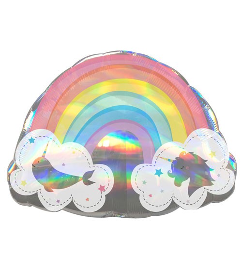 SuperShape-Folienballon "Magical Rainbow" - 71 x 50 cm