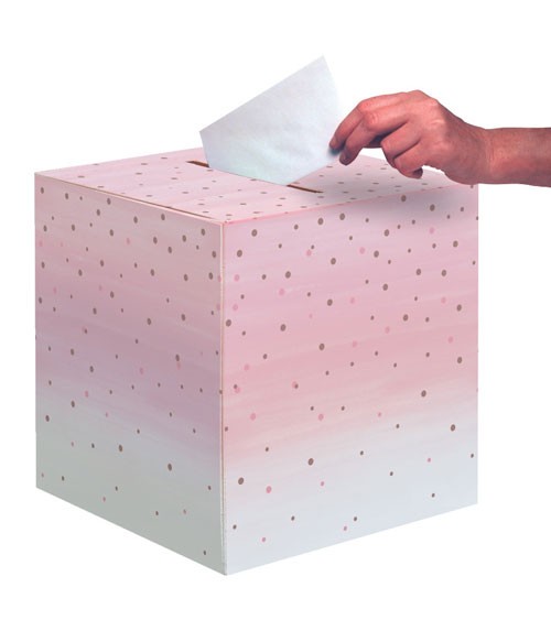 Kartenbox "Rosé All Day" - 30,4 x 30,4 cm