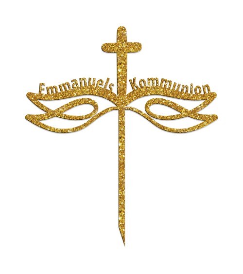Dein Cake-Topper aus Acryl "Holy" - Wunschtext