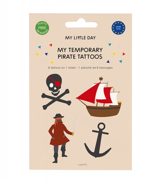 Tattoos "Pirates" - 1 Bogen