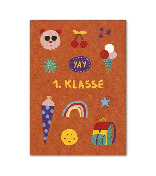 1. Klasse Postkarte "Sunny"