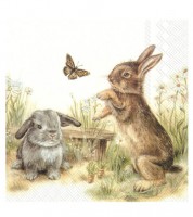 Servietten "Bunny and Clyde" - 20 Stück
