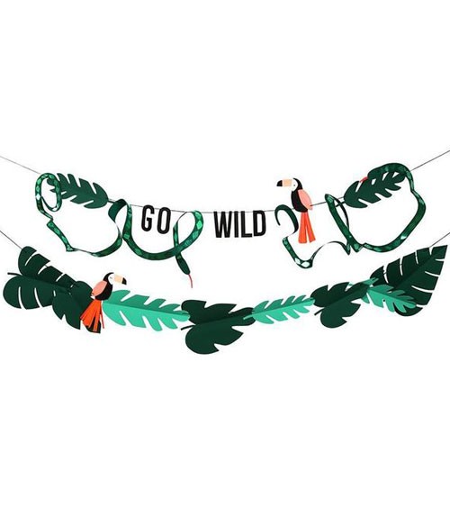 Girlanden-Set "Go Wild" - 2-teilig
