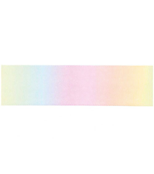 Geschenkband - Farbverlauf pastell - 4 cm x 3 m