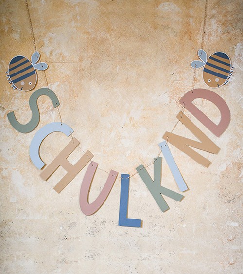 Schulkind-Girlande "Nature Kids"
