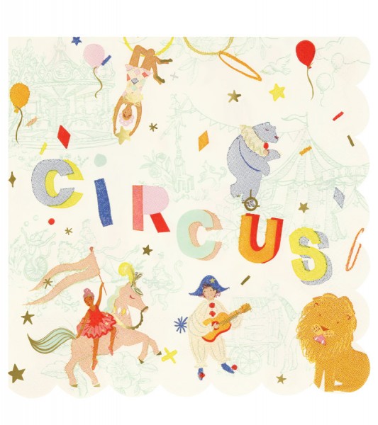 Servietten "Circus" - 16 Stück