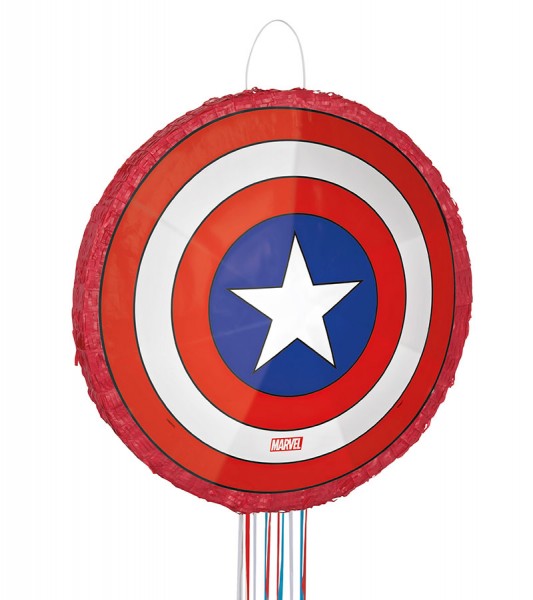 Zieh-Pinata "Captain America Schild" - 47 cm