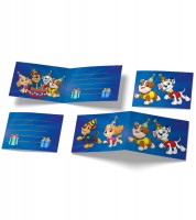 Einladungskarten "Paw Patrol Party" - 6 Stück