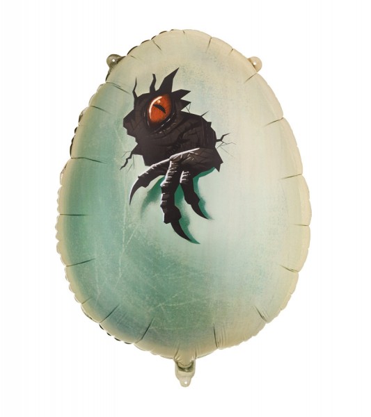 Dinosaurier-Ei-Folienballon "Jurassic World" - 63 x 75 cm