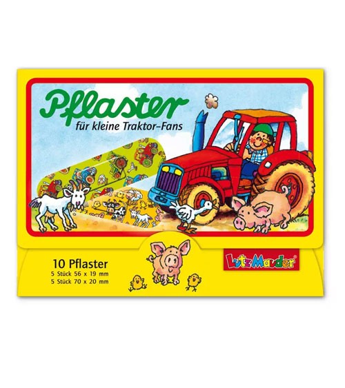 Pflaster "Traktor" - 10-teilig