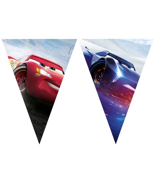 Wimpelgirlande "Cars - The Legend of the Track“ - 2,3 m