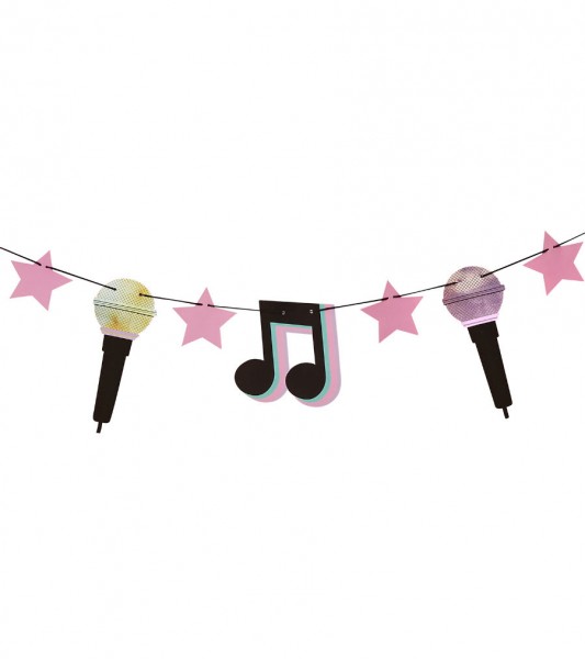 Motivgirlande "Superstar Party" - 2 m