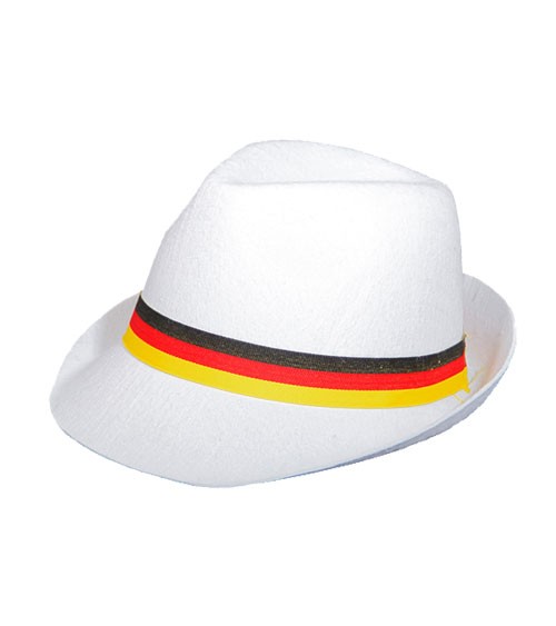 Trilby-Hut "Deutschland" - weiß