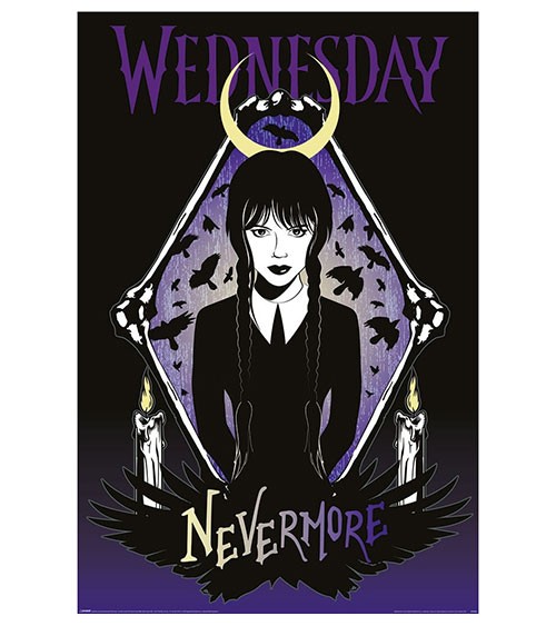 Wednesday Poster "Ravens" - Nevermore - 61 x 91 cm