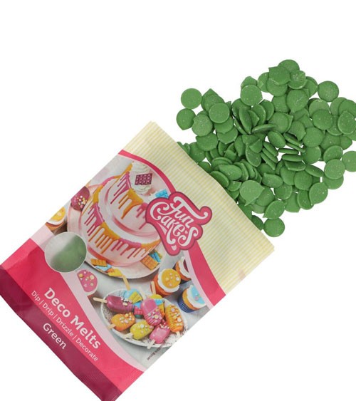 Funcakes Deco-Melts - grün - 250 g