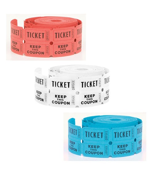 Eintrittskarten auf Rolle "Ticket" - 500 Abrisse