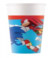 Pappbecher "Sonic - The Hedgehog" - 8 Stück