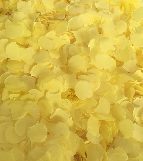 Papierkonfetti - 100 g - gelb