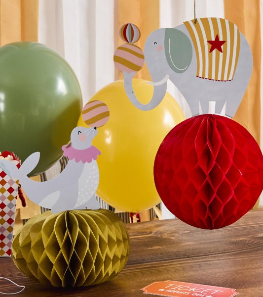 DIY Wabenball-Set "Zirkus" - 2-teilig