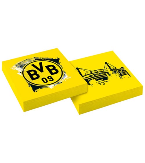 Servietten "BVB Dortmund" - 20 Stück
