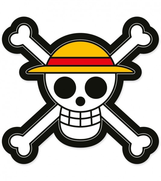One Piece Kissen "Jolly Roger" - 33 cm