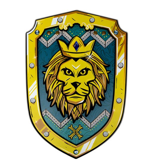 Ritterschild "König Löwenherz" aus EVA Schaumstoff - 42 cm