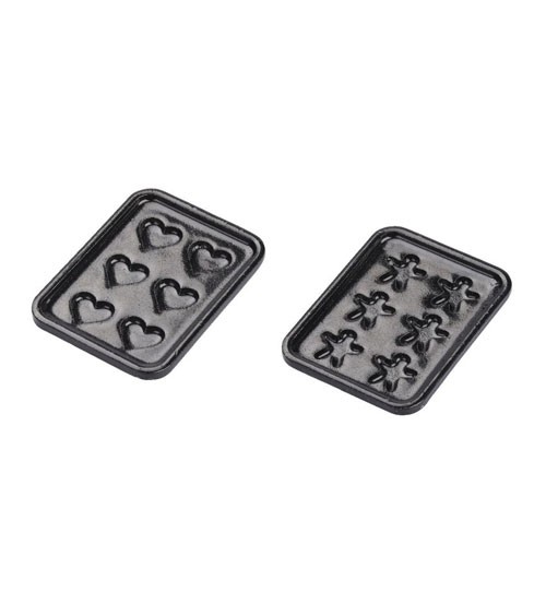 Miniatur Backformen-Set - 4 cm - 2 Stück