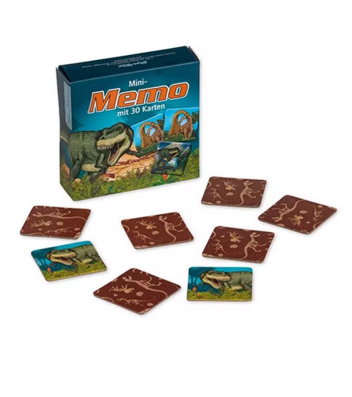 Mini-Memo Spiel "Dinos" - 30 Karten