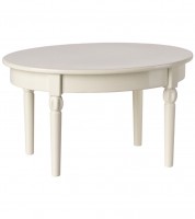Esstisch aus Metall - creme - 12 x 6,5 x 9 cm