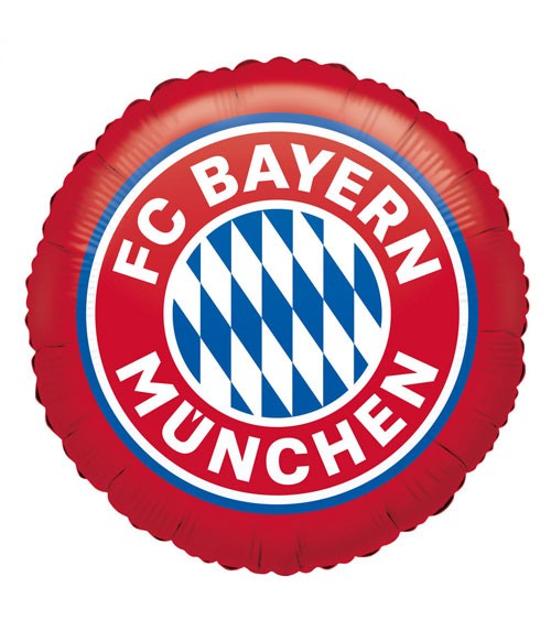 Runder Folienballon "FC Bayern München" - 43 cm
