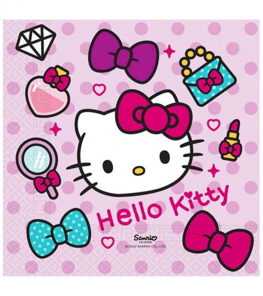 Servietten "Hello Kitty" - 20 Stück
