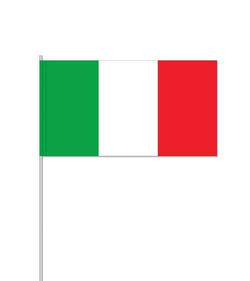 Papierflaggen "Italien" - 10 Stück