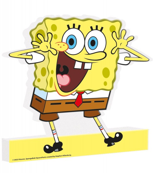 Aufsteller aus Styropor "SpongeBob" - 28 cm